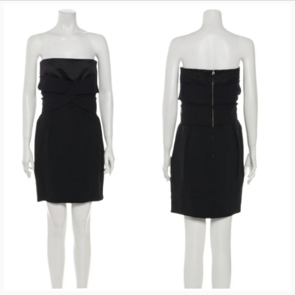See by ChloeStrapless Sexy Black Dress